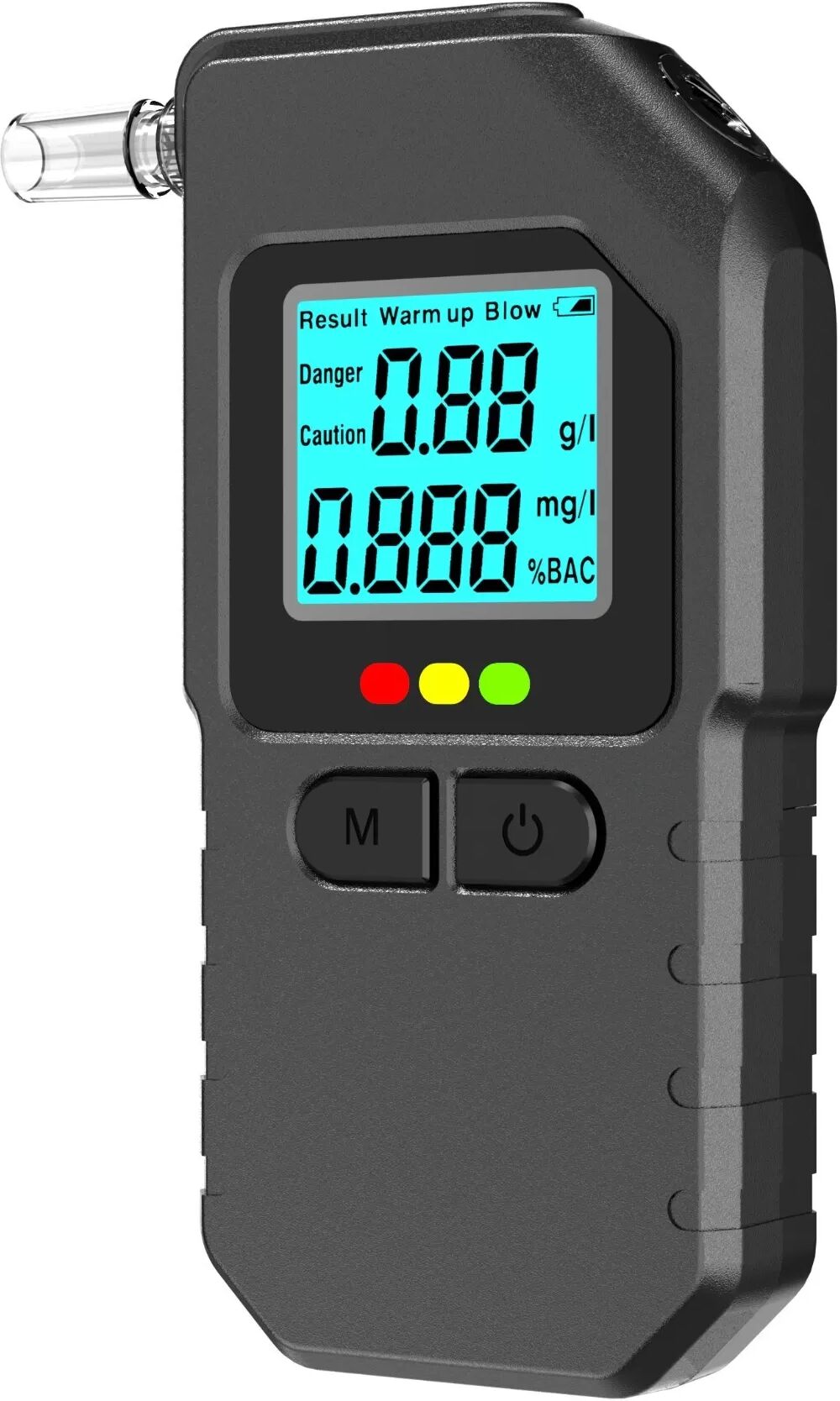 INF Mini Testeur d'Alcool Numérique Portable avec Écran LCD pour Mesure Précise du TAC