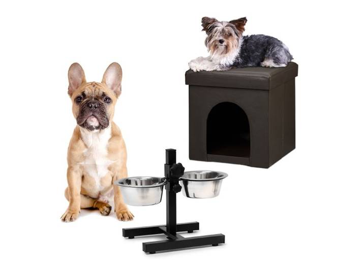 Relaxdays 2-tlg. Hunde Set