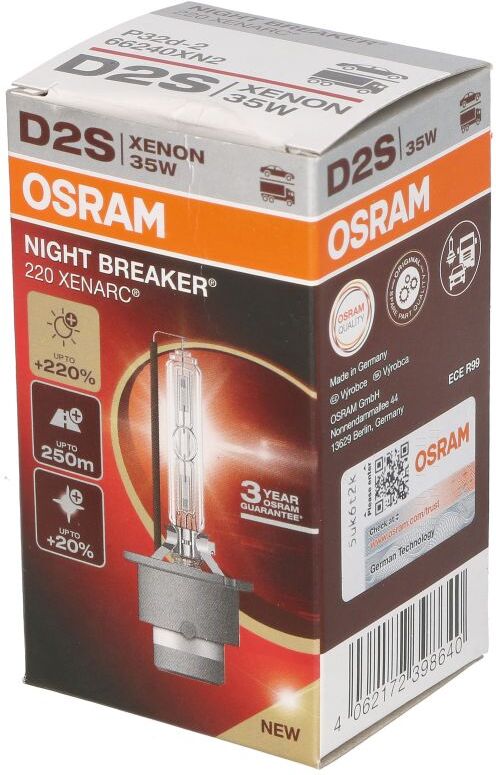 Ams-Osram Lampadina, Faro di profondità XENARC® NIGHT BREAKER® LASER 66240XN2