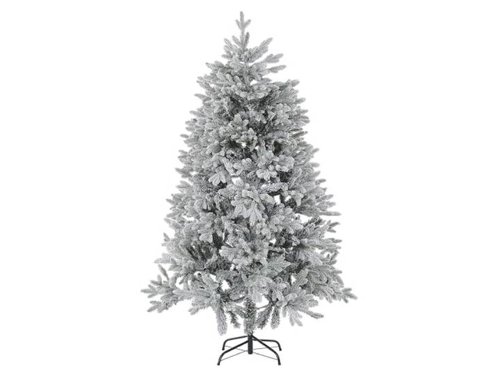 Künstlicher Weihnachtsbaum mit Schnee 180 cm schneebedeckt weiß Foraker