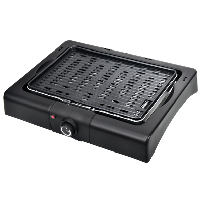 Elektrogrill TEPRO "Victorville 2022", schwarz, B:53,5cm H:10cm T:38cm, Kontaktgrill_Standgrill_Tischgrill_Teppanyakigrill, abnehmbares Heizelement für einfache Reinigung