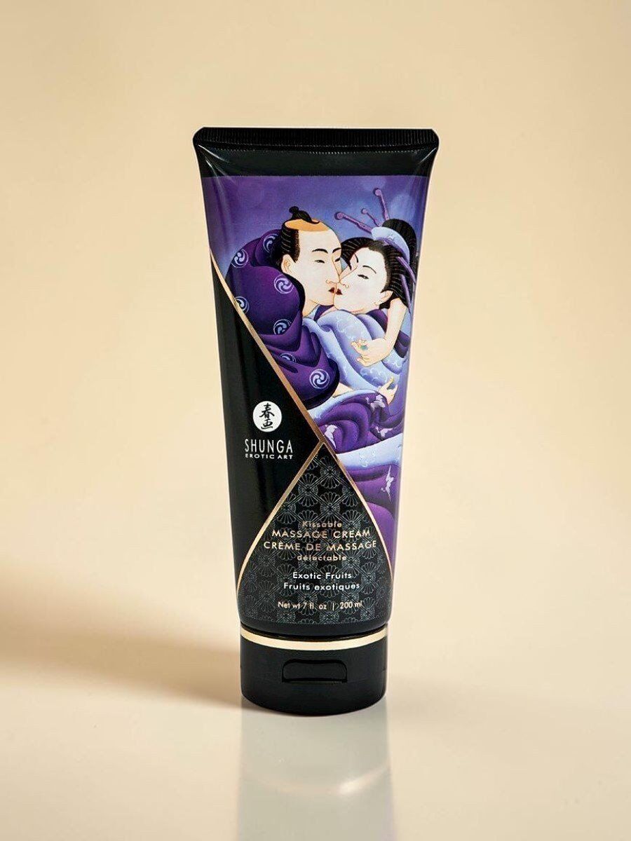 Shunga Creme de Massage delectable - Fruits exotiques - 200 ml