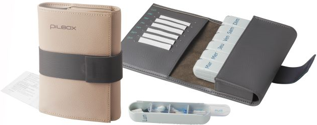 Pilbox Cardio Caixa de Comprimidos e Saquetas