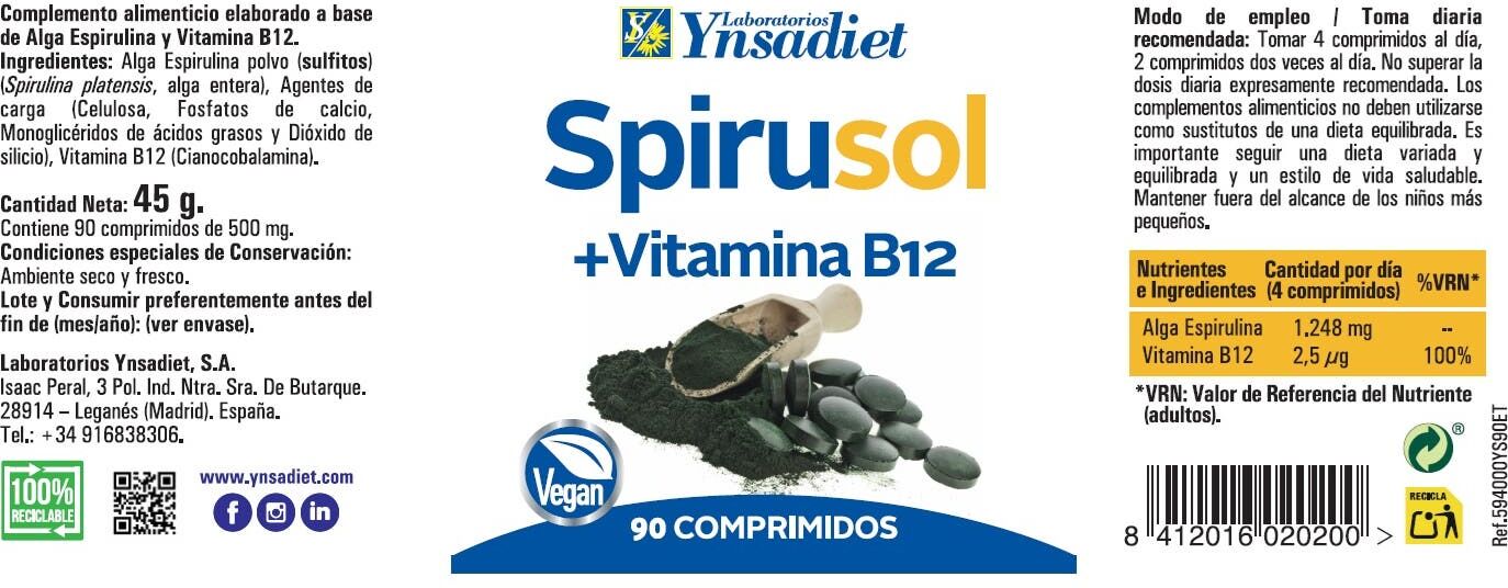 Ynsadiet Spirusol 90 comp