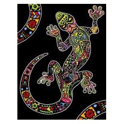 ColorVelvet Ausmalbild Samt, 47x35 Gecko (71637530)