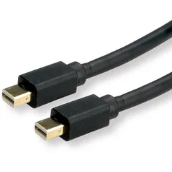 ROLINE Mini DisplayPort Kabel, v1.4, mDP - mDP, ST - ST, schwarz, 1 m