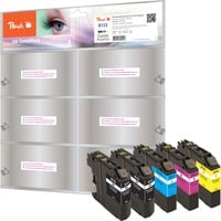 Tinte Spar Pack PI500-86 kompatibel zu Brother LC-123