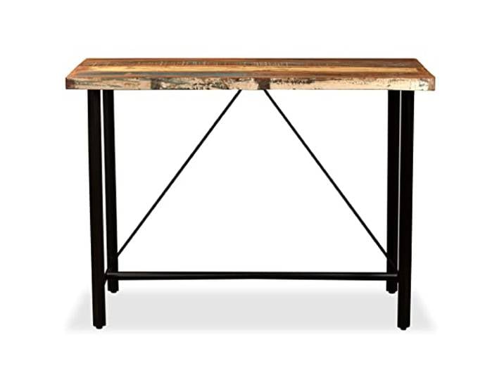 HKLGBVCR Bartisch, Massivholz, Rückgewinnung, 120 x 60 x 107 cm