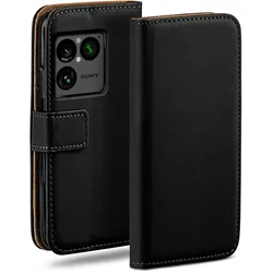 moex Book Case für Sony Xperia 1 VIII Klapphülle mit Kartenfach