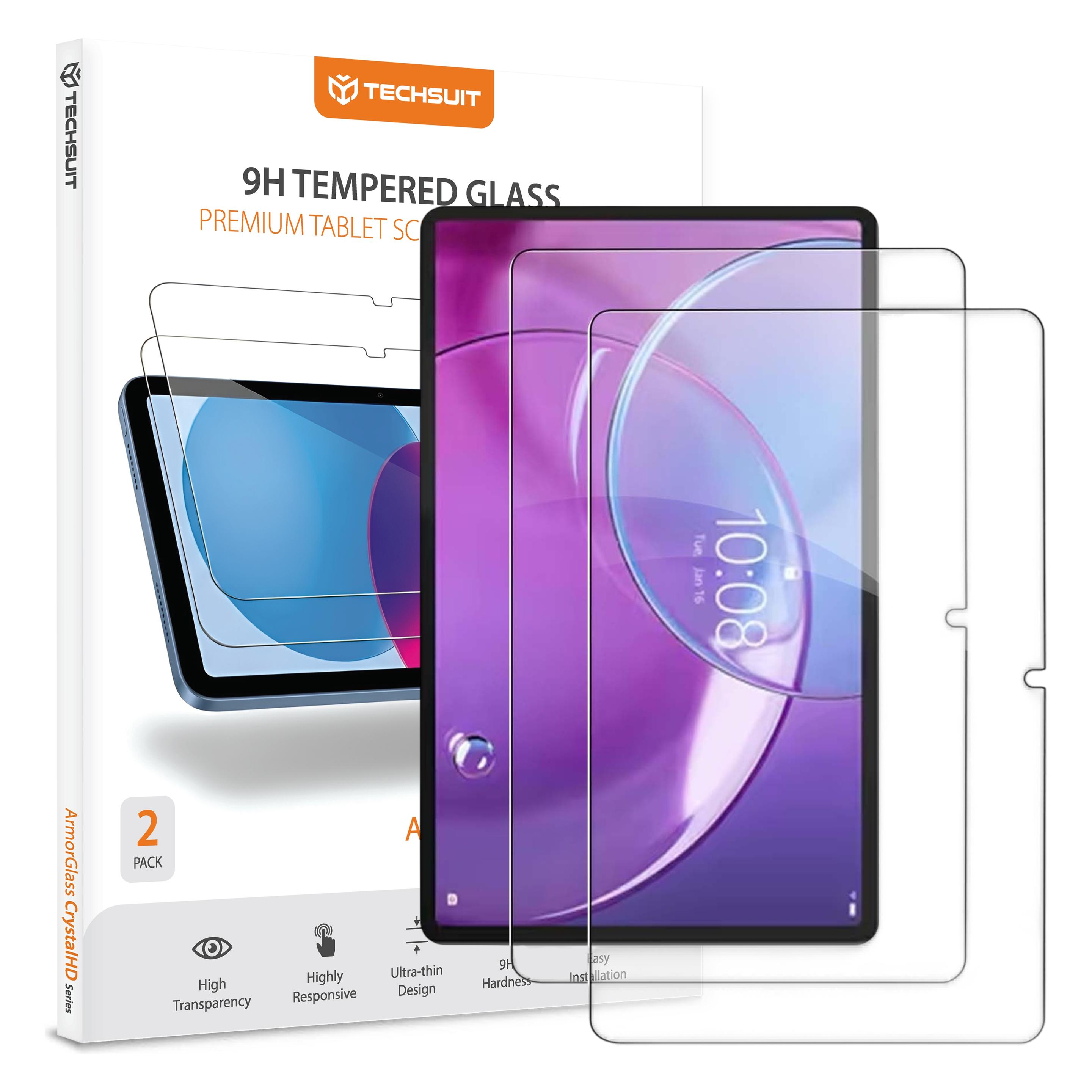 Techsuit - ArmorGlass CrystalHD (2 pack) - Lenovo Idea Tab Pro Gen 2 - Clear (2 Stk., Lenovo Idea Tab Pro 2) (70623293)