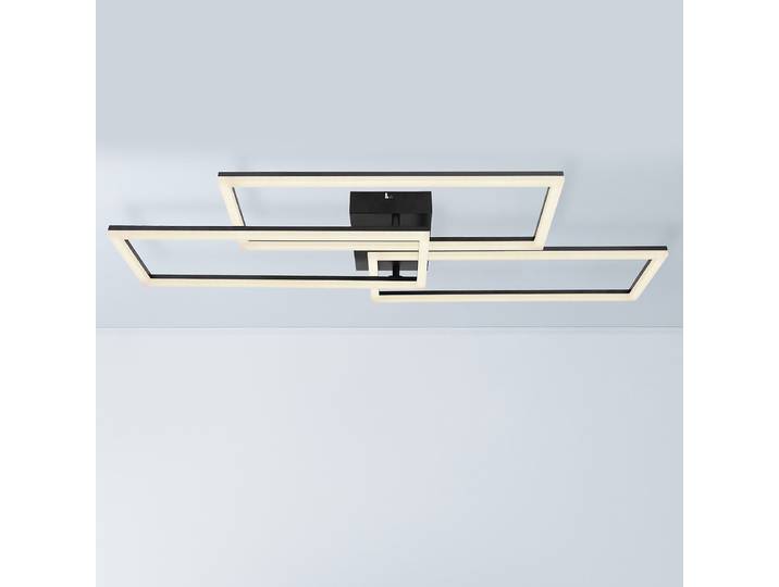 Plafonnier LED Tiny 40 x 8 x 90cm Blanc/Noir Matériau : Métal, Matière plastique Surface en métal : Laqué Type de matière synthétique : Verre