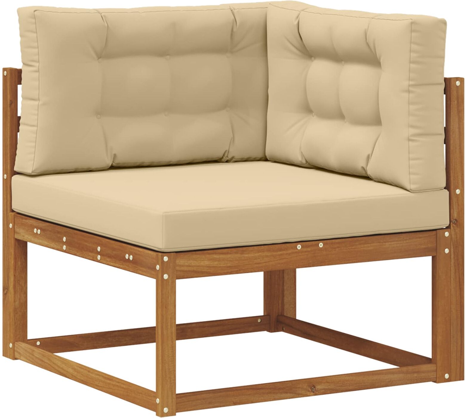 vidaXL Ensemble de canapés d'extérieur 8 pc Naturel et Beige