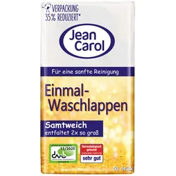 Pelz Einmal-Waschlappen Samtweich 50 Stk