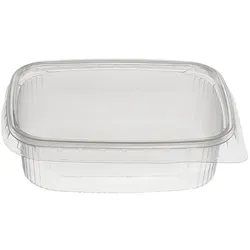 DayBays 250 Stk. Feinkostbecher PP 125 cc. 108x81x27 mm eckig Kombi-Verpackung inklusive passende Deckel
