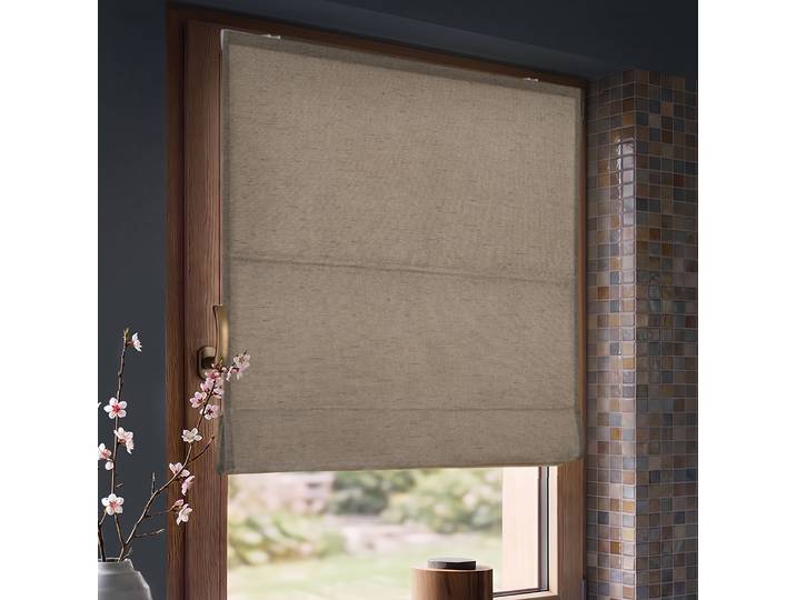 Ivora Premium Raffrollo 90 x 130 cm, creme, verdunkelnd