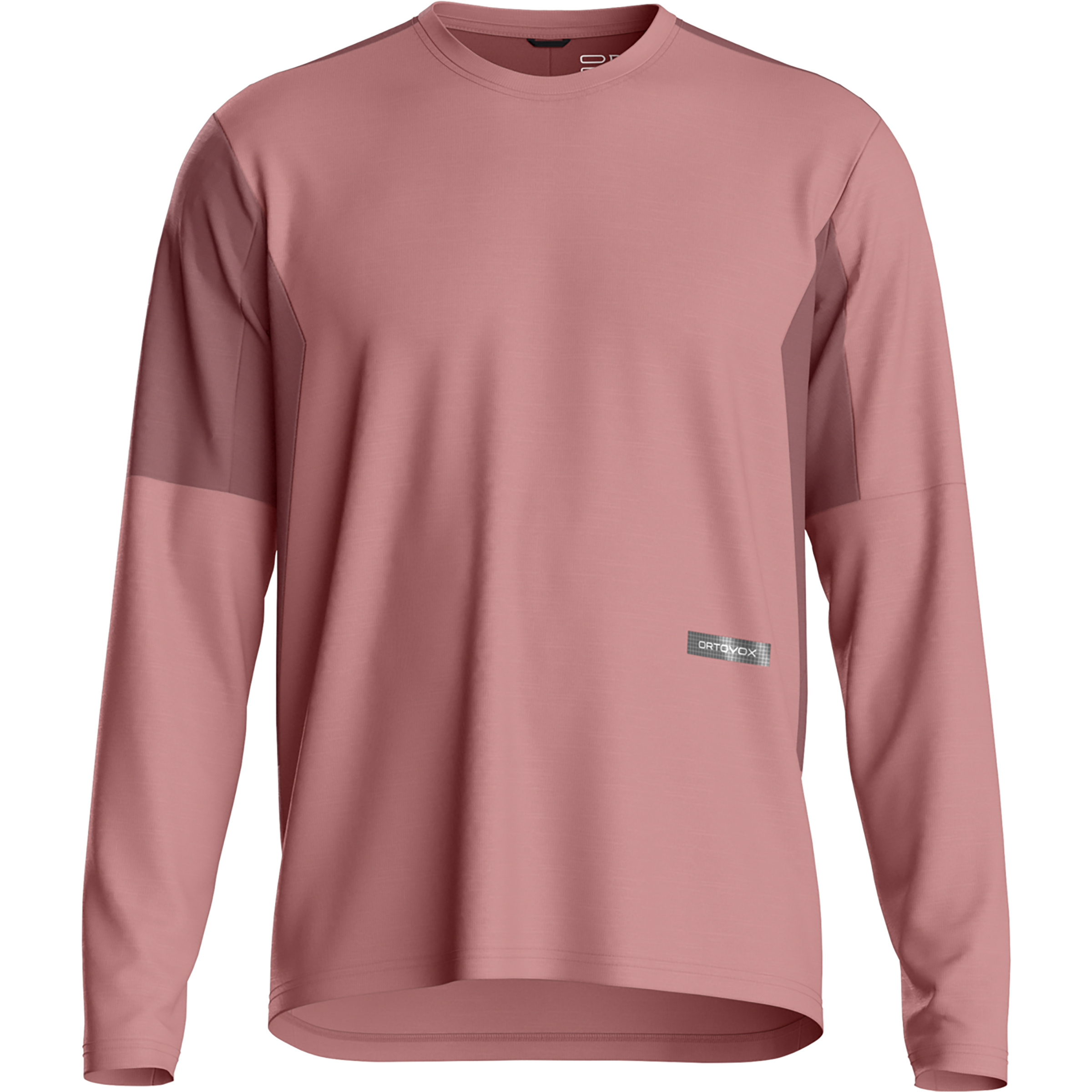 Ortovox Sequence Free Herren Longsleeves rosa Größe M Mountainbike Hautfreundlich Merinowolle | Lyocell (Tencel)