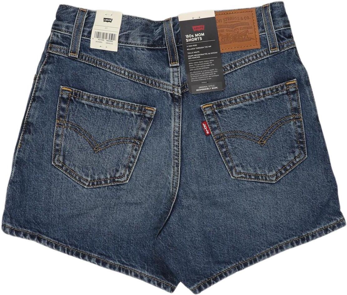 Levis Damen Shorts, Blau, Gr. W23, Baumwolle - Second Hand