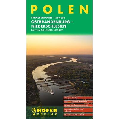 Höfer Straßenkarte PL 002 Polen - Ostbrandenburg, Niederschlesien 1:200.000, Sonstige von , KOMPASS Freytag & Berndt, 978-3-931103-77-4