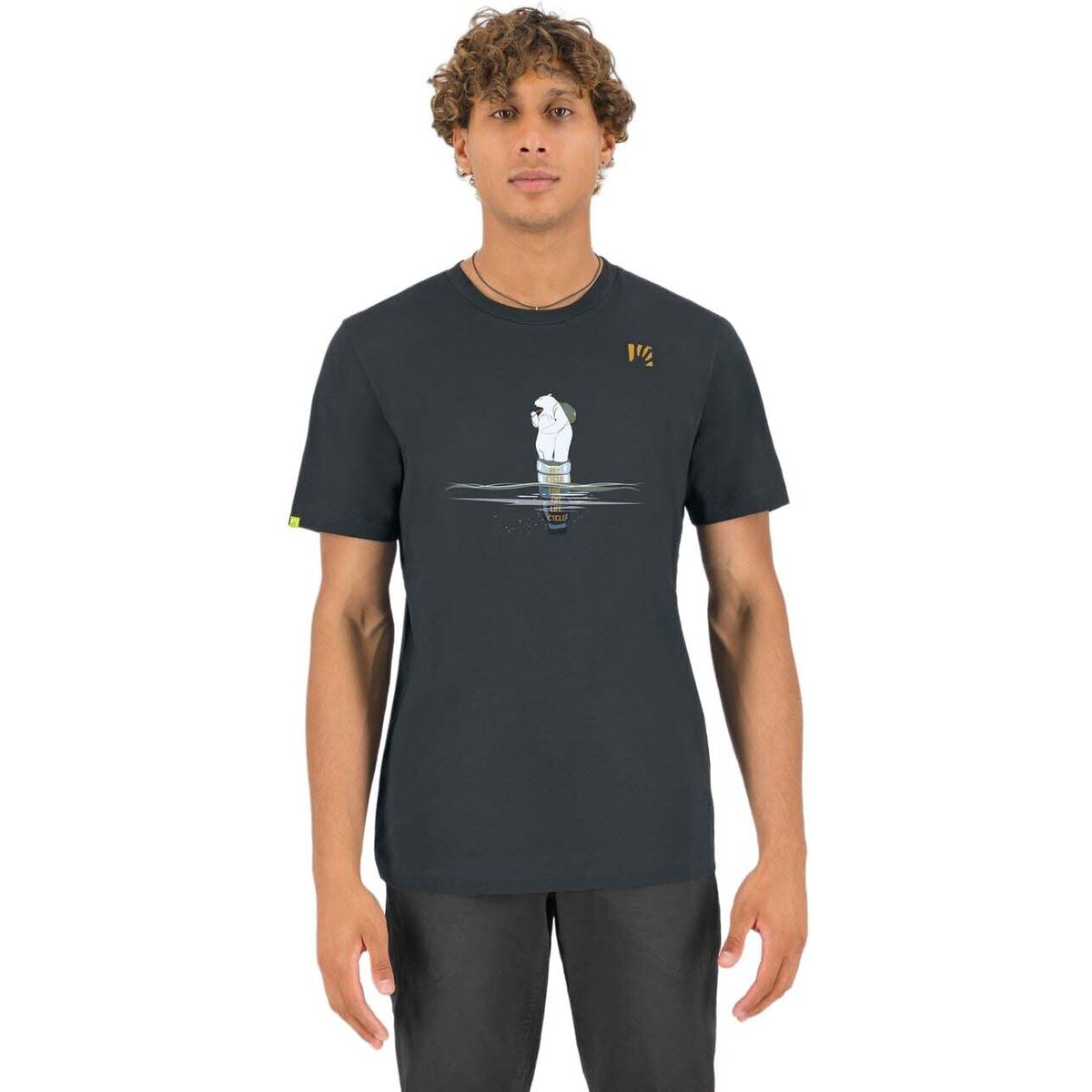 Karpos Wild Animal T-shirt woodl.gray/print 3 (031) S 2531015-031-S