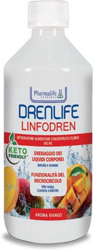 PHARMALIFE RESEARCH Srl Drenlife Linfodren Concentrato Fluido, 500 ml