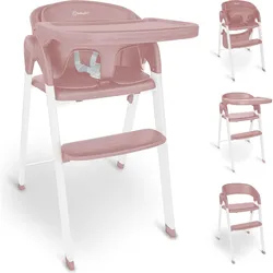 BabyGo, Hochstuhl, Levels Highchair rose/white (Hochstuhl)