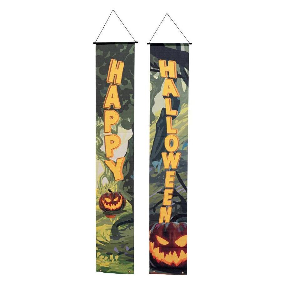 Europalms Halloween Banner, Geisterwald, 2er-Set, 30x180cm (2 Stk.) (80164207)