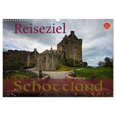 Reiseziel Schottland (Wandkalender 2027 DIN A3 quer), CALVENDO Monatskalender