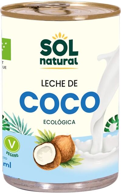 Sol Natural LEITE DE COCO PARA COZINHAR BIO 400ml