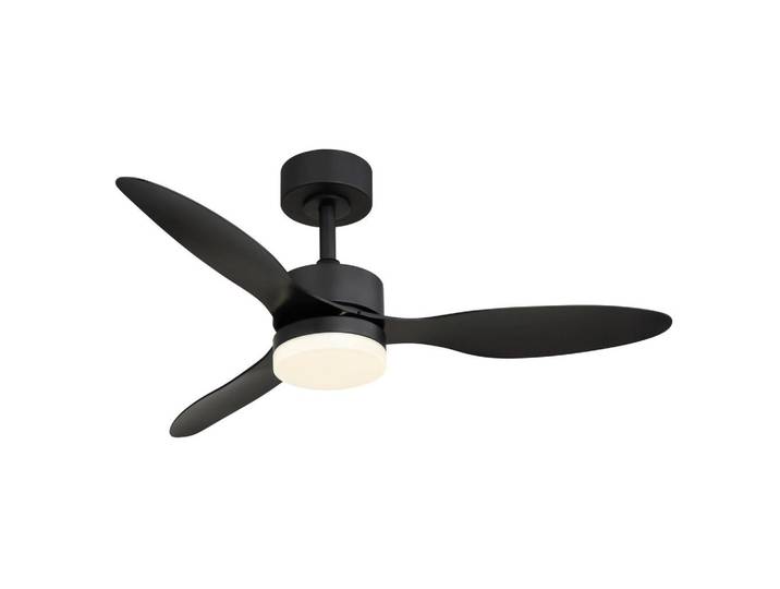 Deckenventilator Blackwell Schwarz Weiß D: 106 cm
