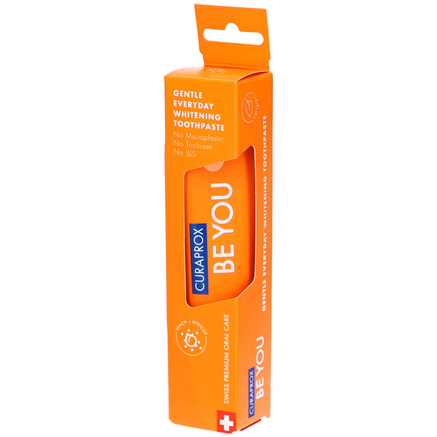 Curaprox be you Zahnpasta Pfirsich+Aprikose orange 60 ml