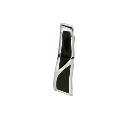 Kettenanhänger VIVANCE, schwarz, Schmuckanhänger, Damen, one-size, Silber 925 (Sterlingsilber), 2,4 g, Kettenanhänger