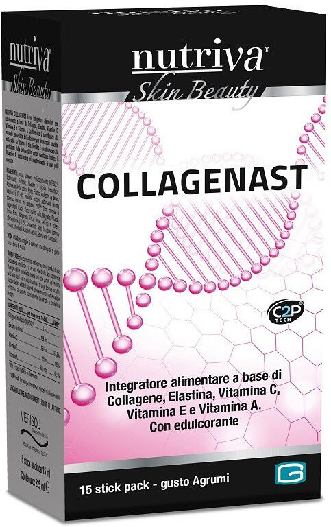 Cabassi & Giuriati Nutriva Collagenast Integratore Benessere Pelle 15 Stick 15ml