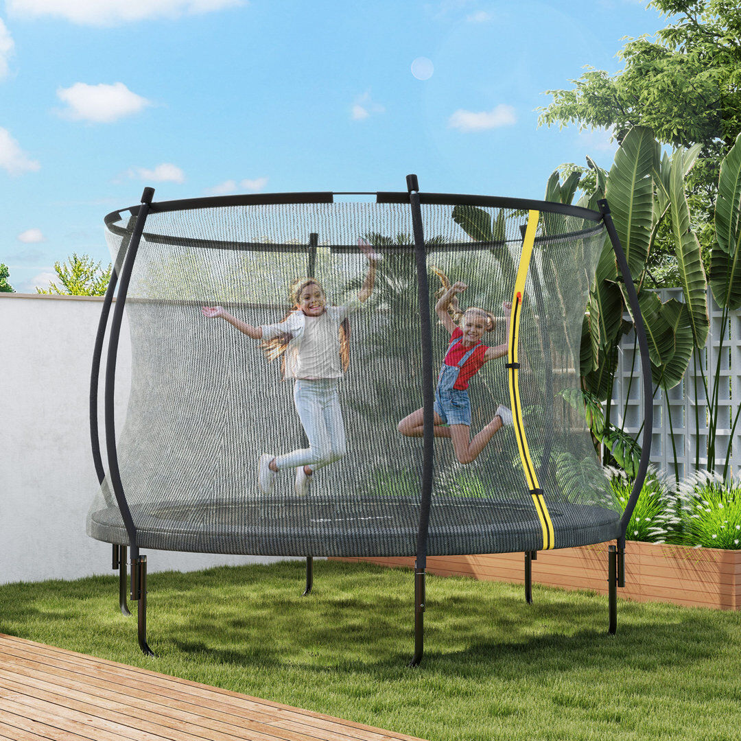 Freeport Park 10ft Trampoline Black 240cm H X 305cm W X 305cm D
