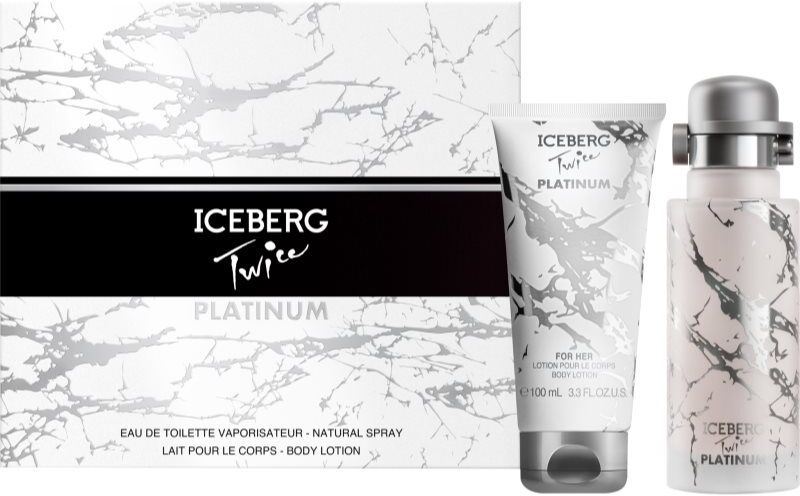 Iceberg Twice Platinum gift set W