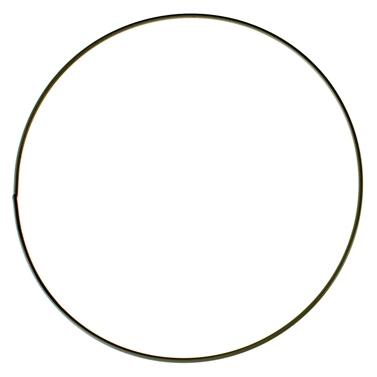 Glorex 6 1294 225 - Metallring zum Basteln mit Durchmesser ca. 20 cm, beschichtet in schwarz, ideal (33649399)