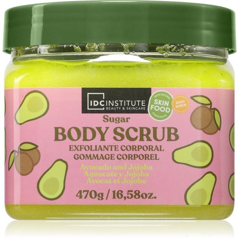 IDC Institute Avocado and Jojoba Oil body scrub 470 ml