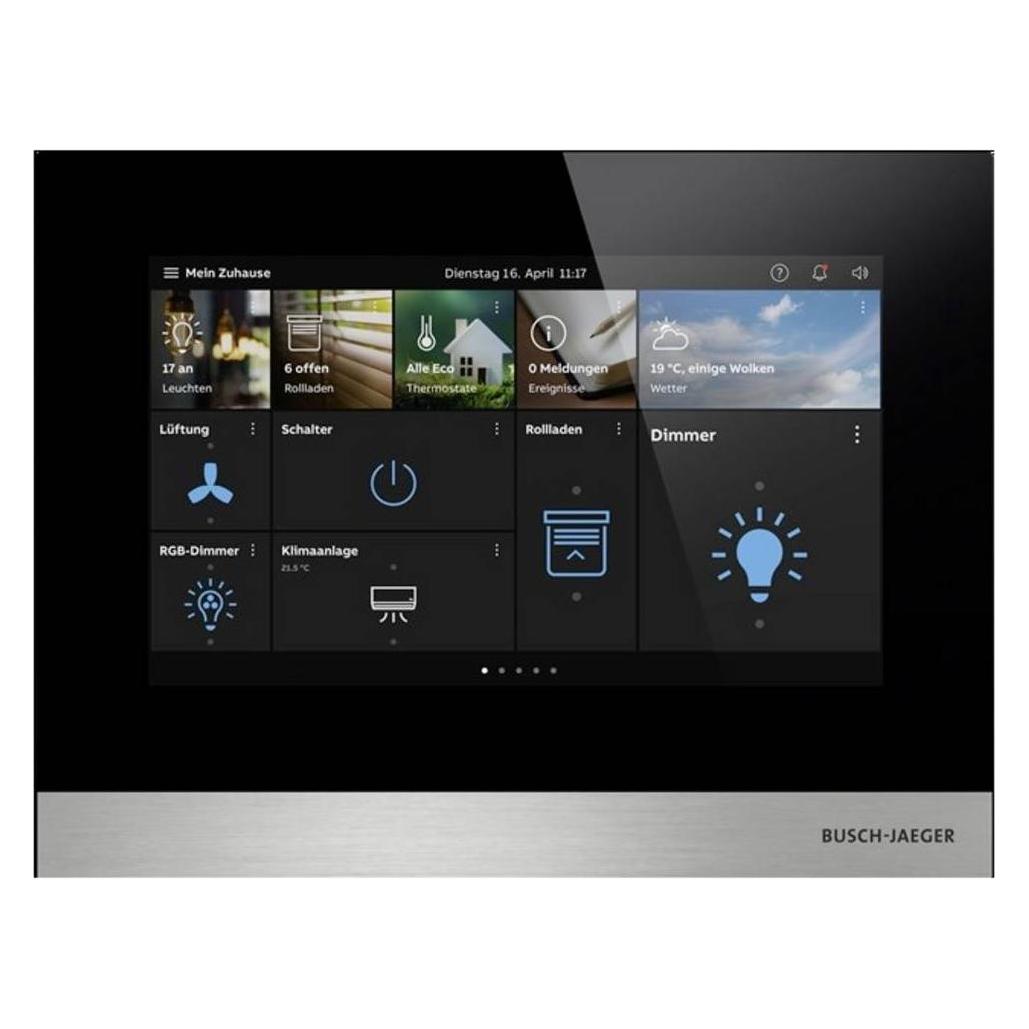 Busch-Jaeger Touch-Bedienelement H8236-4B-03 IP touch 7 LAN/WLAN (2TMA130050B0066)