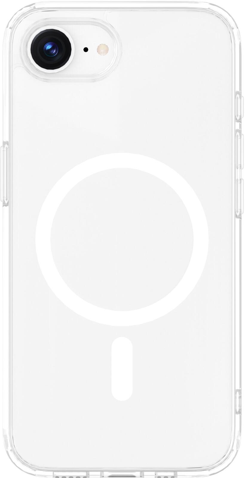 eSTUFF iPhone 17e/16e INFINITE OSLO Magnetic Hybrid Cover - Transparent ES67141054