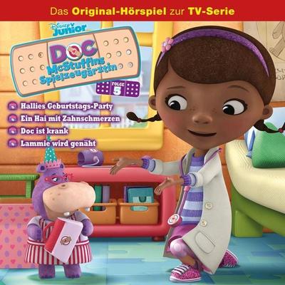 05: Hallies Geburtstags-Party / Ein Hai mit Zahnschmerzen / Doc ist krank / Lammie wird genäht (Hörspiel zur Disney TV-Serie) - , Audio, 4066339660090