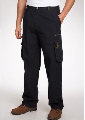 Men's Big & Tall Expedition Ripstop Cargo Pants by Boulder Creek in Black (Size 40 40)