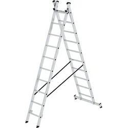 Munk Sprossen-Mehrzweckleiter 2-teilig mit nivello®-Traverse - 031220