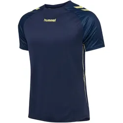 hummel, Herren, Sportshirt, hmlBLAZE 2.0 TRAINING JERSEY S/S (S), Grün, Blau