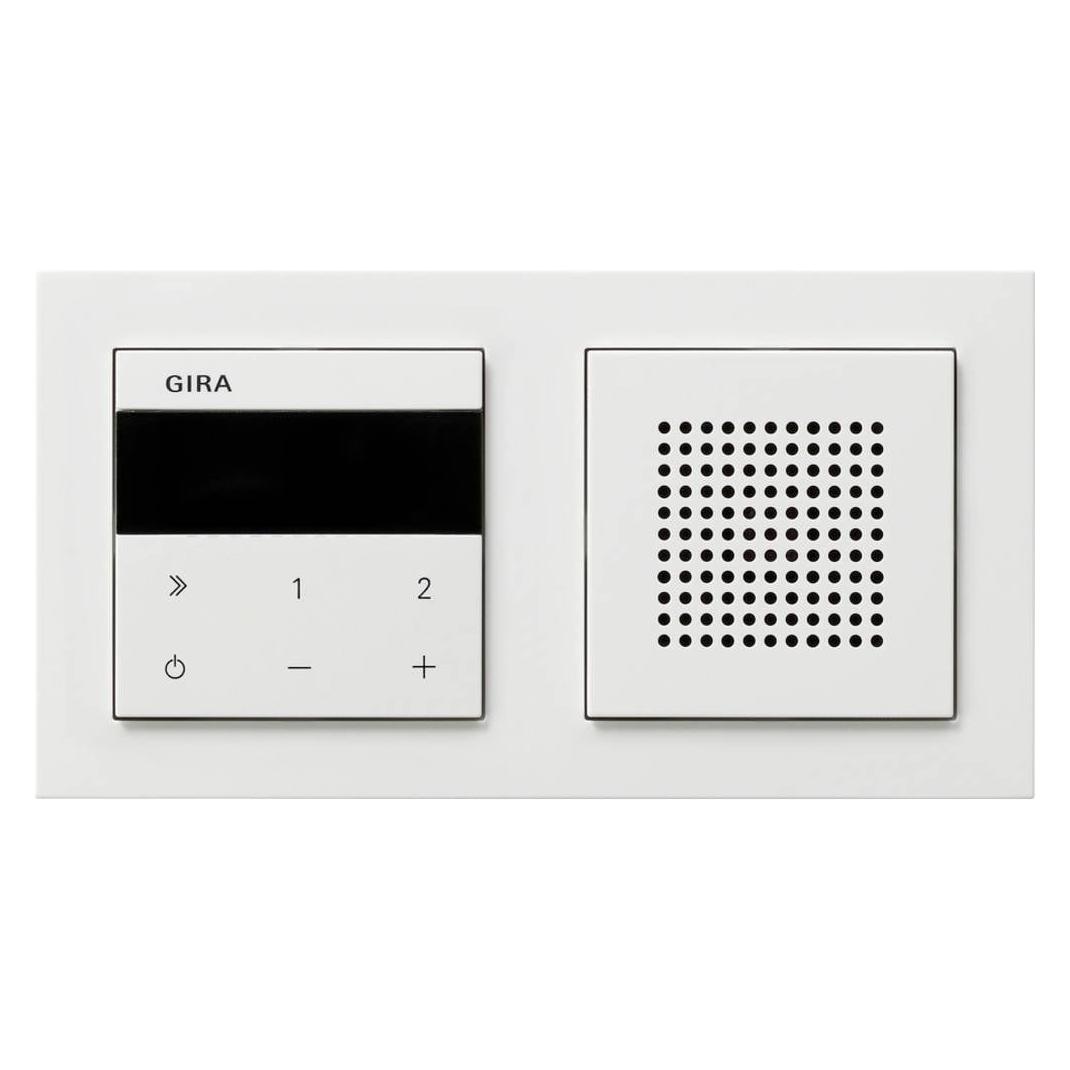 Gira UP-Radio IP Lautsprecher + Rahmen E2 (Internetradio, Bluetooth, WLAN) (232029)