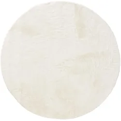benuta Basic - Kunstfell-Teppich Furry Cream ø 160 cm