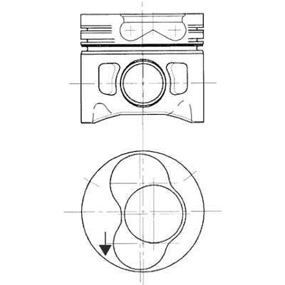 Kolbenschmidt Kolben [Hersteller-Nr. 99742720] für VW