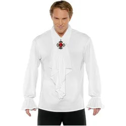 Underwraps Weisses Vampirhemd (XXL)