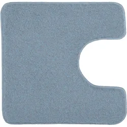 Kleine Wolke Badteppich Relax Stahlblau WC-Vorleger 55x55 cm