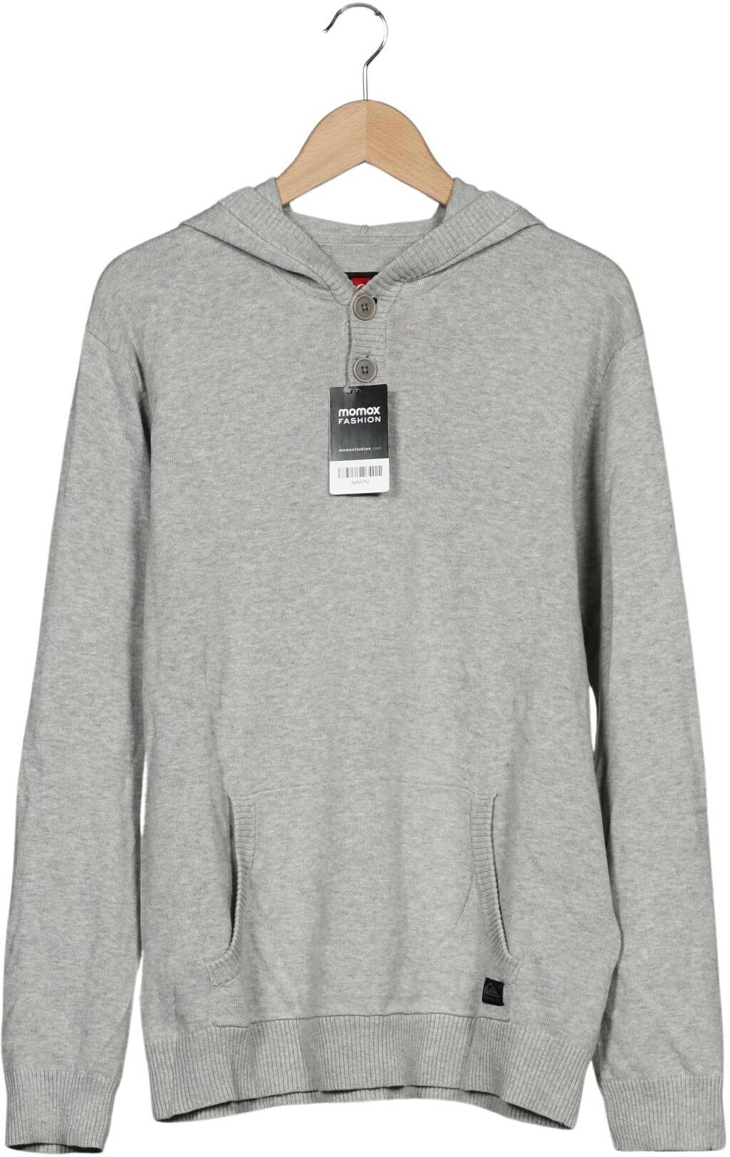 Quiksilver Herren Pullover, Grau, Gr. M, Baumwolle - Second Hand