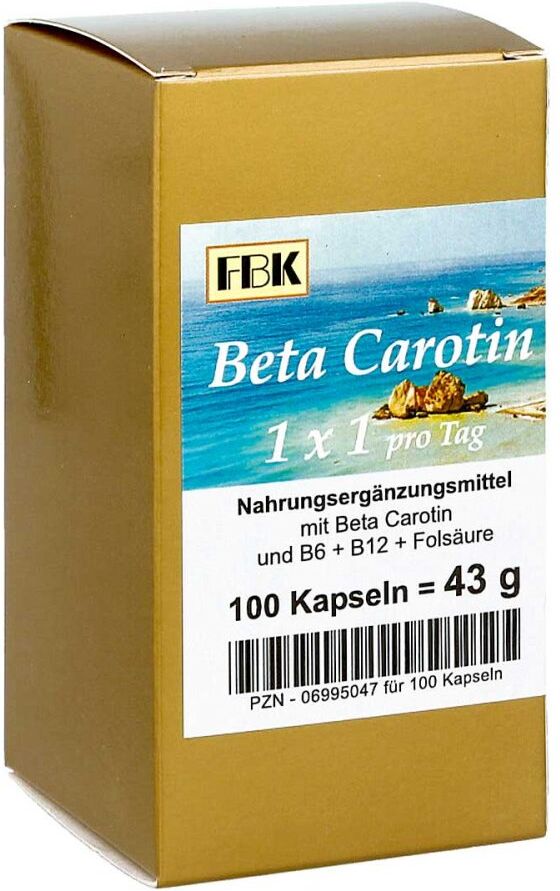 FBK-Pharma Beta Carotin 1 x 1 Pro Tag Kapseln