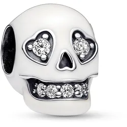 Pandora 792811C01 Bead-Charm Silber Leuchtender Totenkopf